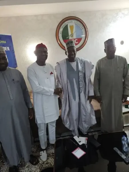 Hon Anamero meets APC National Chairman Abdullahi Ganduje_r