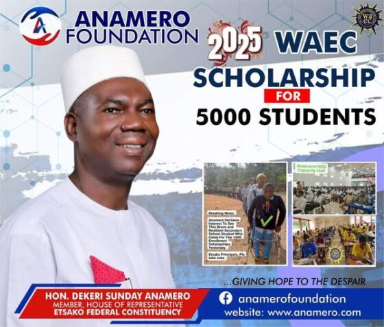 Event: Official Flag-off Ceremony for 2025 Anamero Idofe Annual Free WAEC Enrollment Scholarship