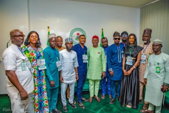 Etsako Councillors Visit Hon. Anamero Dekeri at the House of Representatives